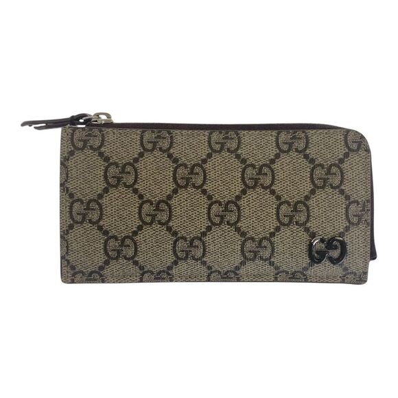 Gucci GG Supreme Canvas Card Coin Case